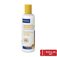 Shampoo Hexadene Spherulites Virbac 250ml – Antisséptico para Cães e Gatos - imagem 1