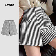 Shorts Listrado Lovito L125AD319 – Estilo e Conforto para o Verão - imagem 1