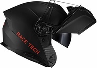 Capacete Articulado Race Tech Signal Monocolor Preto Fosco: Segurança e Estilo para Sua Pilotagem - imagem 3