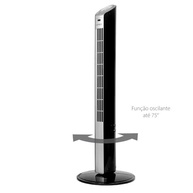 Ventilador Torre Spirit Easy 90cm Preto e Prata 127V – Potente e Silencioso - imagem 4