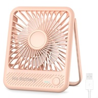 Koonie Ventilador de Mesa USB 180° Inclinável | 3 Velocidades Silencioso com Design Moderno - imagem 2