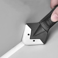 Kit 3 em 1: Ferramenta Profissional para Rejunte de Silicone com Aço Inoxidável e Raspador - imagem 1