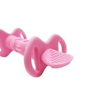 Colher de Silicone Nuby com Travas de Segurança Rosa - Segura, Macia e Ideal para Bebês - imagem 4