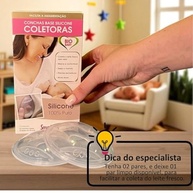 SaveMilk Conchas para Amamentação com Base Flexível em Silicone Incolor - Conforto e Proteção Anti-Vazamento - imagem 3