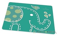 Jogo Americano de Silicone Infantil com Estampa de Elefante - Marcus & Marcus - imagem 2