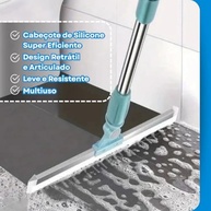 Rodo Mágico Retrátil de Silicone 50 cm com Alcance Extremo – Limpeza Profunda e Secagem Impecável para Todos os Ambientes - imagem 4
