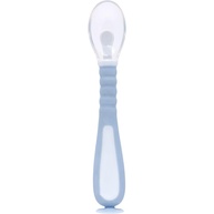 Colher Flexível em Silicone Azul - Segura, Confortável e Ideal para Bebês - imagem 1
