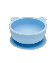Bowl em Silicone com Ventosa Antiderrapante - Seguro, Divertido e Prático para Bebês (Azul) - imagem 2