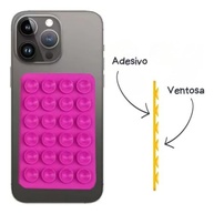 Suporte de Silicone com Ventosas para Celular: Fixação Poderosa em Espelhos e Superfícies Lisas - Branco - imagem 4