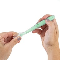 Kit Colher Silicone Buba Azul e Verde - Seguro, Ergonômico e Livre de BPA - imagem 5