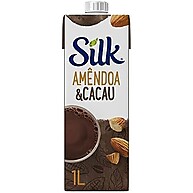 Silk Amêndoa & Cacau: Bebida Vegetal Cremosa 1L - imagem 2