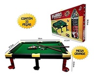 Mesa de Bilhar Infantil Portátil - Sinuca e Snooker com Pezinhos para Mesa ou Chão - imagem 4