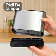 Escorredor Porta Talheres Aço Inox com 4 Divisórias e Sistema de Drenagem - Design Moderno para Cozinha Organizada - imagem 3