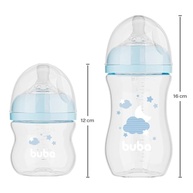 Kit 2 Mamadeiras Easy Flow Nuvem Azul 120/270ml - Sistema Anticólico para Bebês - imagem 3