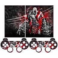 Skin PS2 Slim God of War: Deixe Seu Console Épico! 🎮 - imagem 1