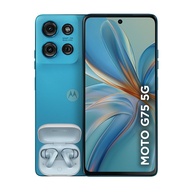 Smartphone Motorola Moto G75 5G: Potência, Câmera Sony 50MP e Design Exclusivo Azul Vegan Leather - imagem 1
