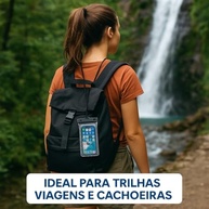 Capa Universal à Prova D'Água IPX8: Proteção Total para seu Smartphone em Qualquer Aventura (Preta) - imagem 3