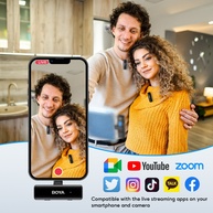 Microfone Sem Fio BOYALINK com Cancelamento de Ruído: Gravações Profissionais para Câmeras e Smartphones - imagem 2