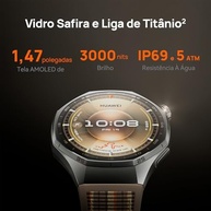 Smartwatch Huawei Watch GT 6 Pro 46mm: Bateria 21 Dias, ECG, +100 Modos Esportivos, GPS - Preto - imagem 4