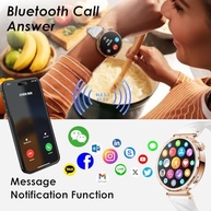 Smartwatch Feminino Elegante: Tela 1.32" Full Touch, Chamadas, 120+ Modos Esportivos | Compatível Android/iOS - imagem 4