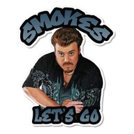 Adesivo Trailer Park Boys Ricky "Smokes Let's Go!" - Oficialmente Licenciado - imagem 2