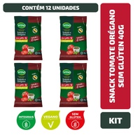 Snack Sem Glúten Vitao Tomate Orégano: 12 Unidades! - imagem 1