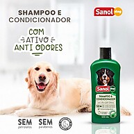 Shampoo 2 em 1 Sanol Dog – Limpeza Profunda e Brilho em 1 Só! - imagem 2