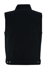 Colete masculino Vance VB917 jeans SOA com bolsos ocultos para transporte, Preto, M - imagem 4