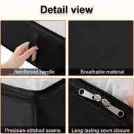 Organizador de Armazenamento Sob a Cama 90L com Janela Transparente e Alças Reforçadas - imagem 4