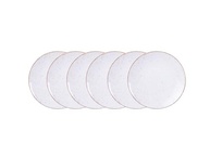 Kit Prato Sobremesa Tramontina Rústico Marrom 21cm - 6 Peças em Porcelana Decorada - imagem 5