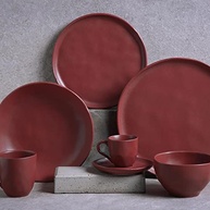 Conjunto com 6 Pratos de Sobremesa Berry em Bio Stoneware - Design Artesanal e Sustentável - imagem 4