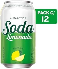 Soda Limonada Refrigerante Zero Pack Com 12 Latas De 350Ml - imagem 2