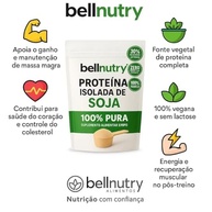 Proteina Isolada de Soja Pura 1kg - Bellnutry - Com Laudo - Soja Não Trangênica - imagem 2