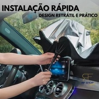 Para-Sol Retrátil Universal: Proteção Térmica e UV para Seu Carro - imagem 3