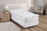 Pillow Top Solteiro com Fibra Siliconizada em Flocos - Conforto Hotel 5 Estrelas - imagem 1