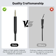Cabo USB-C para 2,5mm: Som Imersivo para Bose 700, QC25, QC35, QC45 e Android - imagem 5