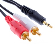 Cabo Adaptador P2 Macho para 2x RCA Macho - Som Estéreo de Alta Qualidade (10m) - imagem 3