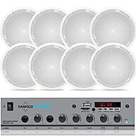 Som Ambiente Completo: Receiver + 8 Arandelas 55W - imagem 1