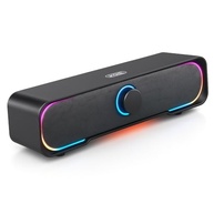Caixa de Som Gamer LED RGB: Som Estéreo Potente para PC, Notebook e TV | Design Moderno - imagem 2