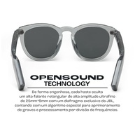 JBL Soundgear Frames Round: Óculos de Sol com Som Bluetooth Integrado - Estilo e Tecnologia Onyx - imagem 3