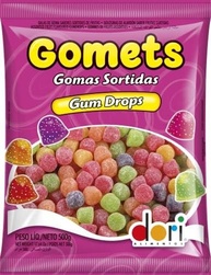 Bala De Goma Gomets Gomas Sortidas Dori 500G - imagem 3