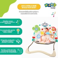 Móbile Bebê Arco Space: Diversão e Desenvolvimento para Carrinho e Berço - imagem 5