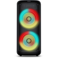 Caixa de Som Bluetooth Philips TAX4000/78 Party Speaker 1500W com Luzes LED e Entradas para Microfone/Guitarra - imagem 1
