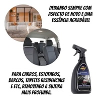 Limpa Interiores Automotivo Spray Cerâmico BraClean 500ml: Brilho e Proteção Duradoura - imagem 4