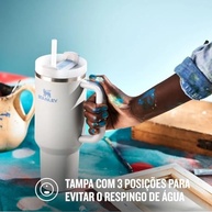 Stanley Quencher H2.0 FlowState 1,18L - Copo Térmico com Canudo e Isolamento a Vácuo - imagem 5