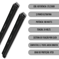 Fonte Driver LED Slim Stella Dualcut 100W 24V Bivolt Dimerizável - Alta Performance e Design Ultrafino - imagem 4