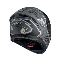 Capacete Peels Spike 2 STK 2.0: Segurança e Estilo para Sua Moto - Cinza Dark Fosco e Preto - imagem 5