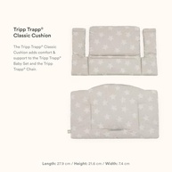 Almofada Orgânica Stokke Tripp Trapp Star Prateada: Conforto e Estilo para seu Bebê - imagem 4