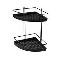 Porta Shampoo Duplo de Canto Preto Stolf - Organize seu Banheiro com Estilo - imagem 2