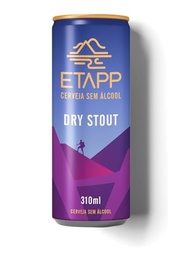 Cerveja ETAPP Dry Stout Sem Álcool, 310ml, Escura, Intensa e Encorpada, Aroma de Café e Toque Tostado, Ideal Para Pós-Treino, Sabor Marcante - imagem 2